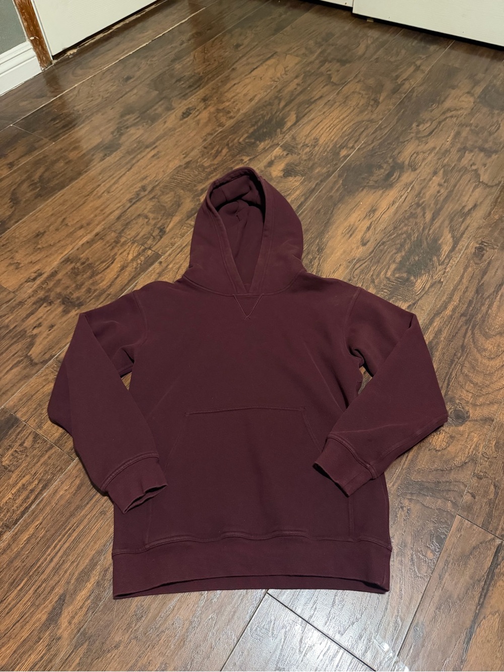 Lululemon women’s burgundy all yours fleece hoodie size 6